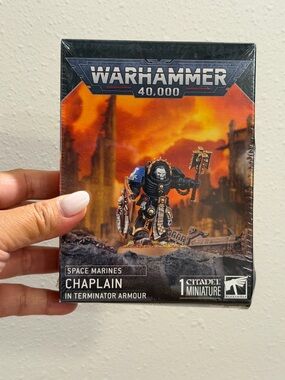 Warhammer 40k NIB Sealed Space Marines Chaplain In Terminator Armor